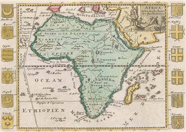 アフリカの地図 - woiac