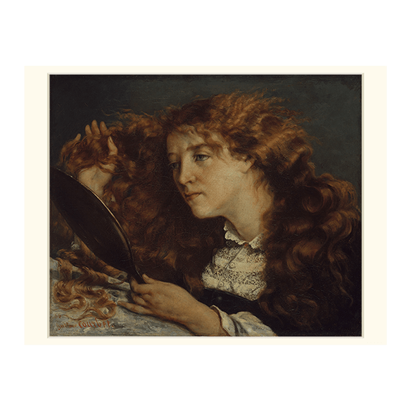 クールベ 美しいアイルランド女性】選べるサイズとフレーム アート クールベ 美しいアイルランド女性】選べるサイズとフレーム アート