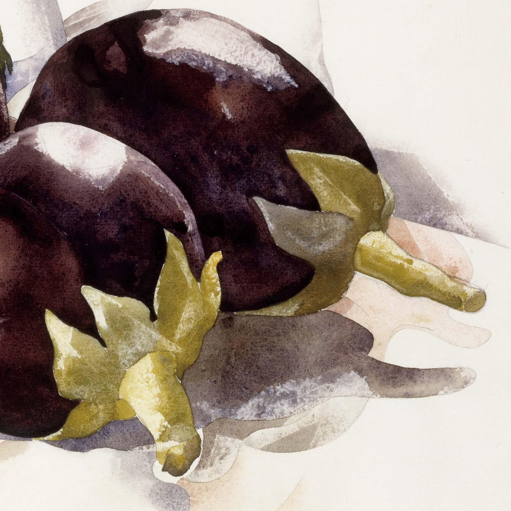 チャールズ・デムス「ナス」 【フレームサイズ 32×26cm】 チャールズ・デムス ナス】選べるサイズとフレーム アートポスター