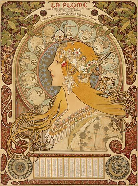 アルフォンス・マリア・ミュシャ Alfons Maria Mucha 1860年-1939年